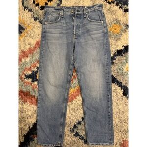 Rag & Bone Womens Maya High Rise Ankle Slim Straight Leg Jeans Sz30 Indigo Wash